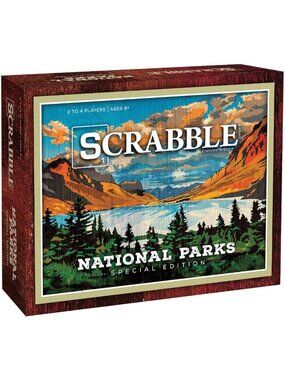National Parks Scrabble Game | Fun for Ages 8+ | 2-4 Players | Unique Board Game